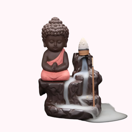 Monk Ceramic Incense Burner
