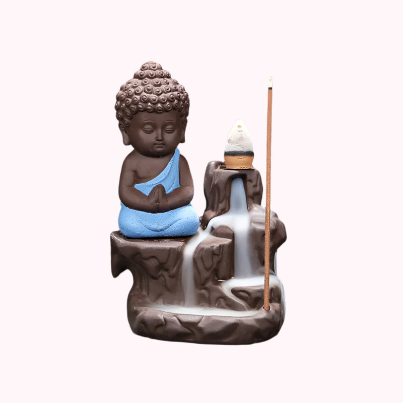 Monk Ceramic Incense Burner