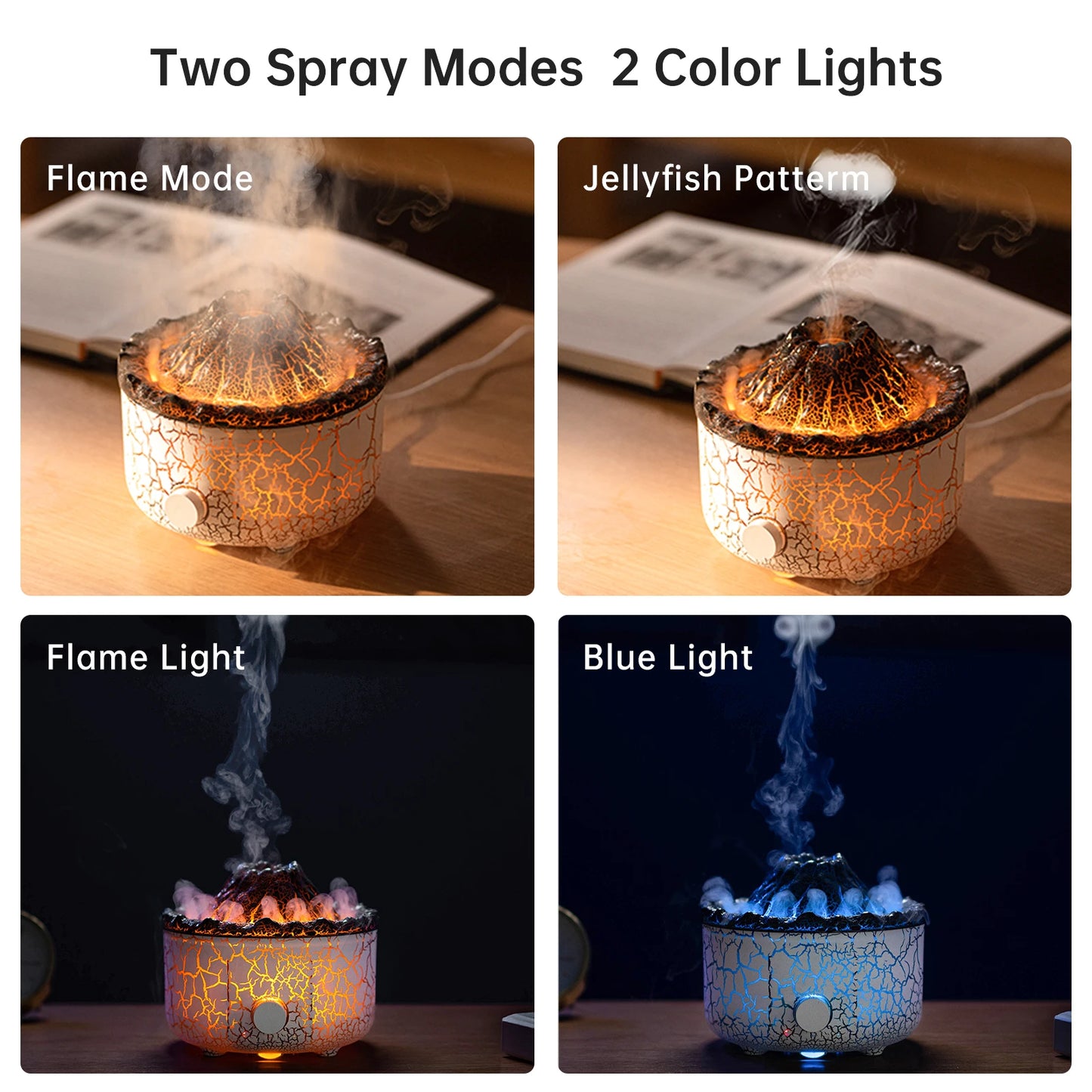 Volcanic Flame Aromatherapy Humidifier