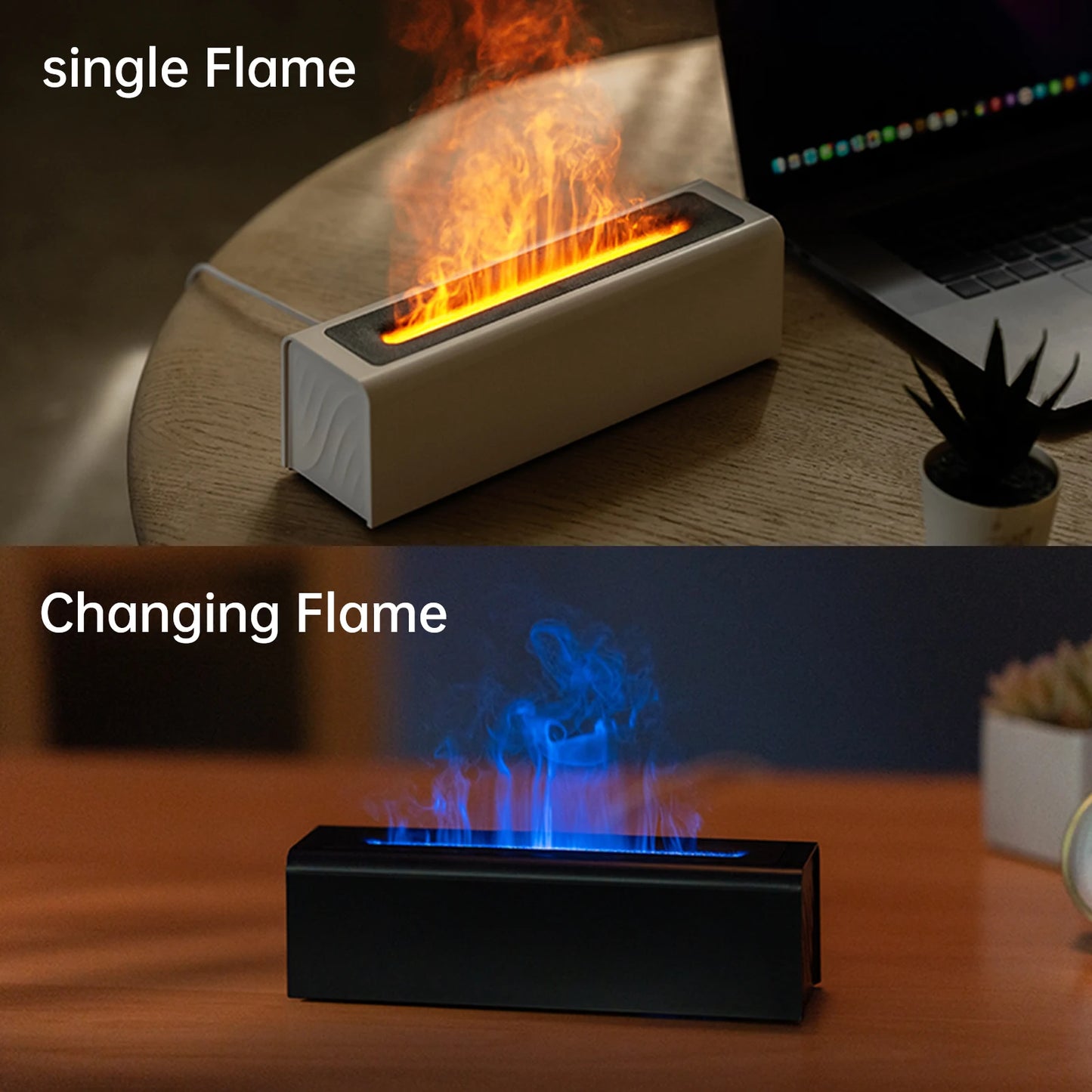 7-Color Flame Aroma Diffuser