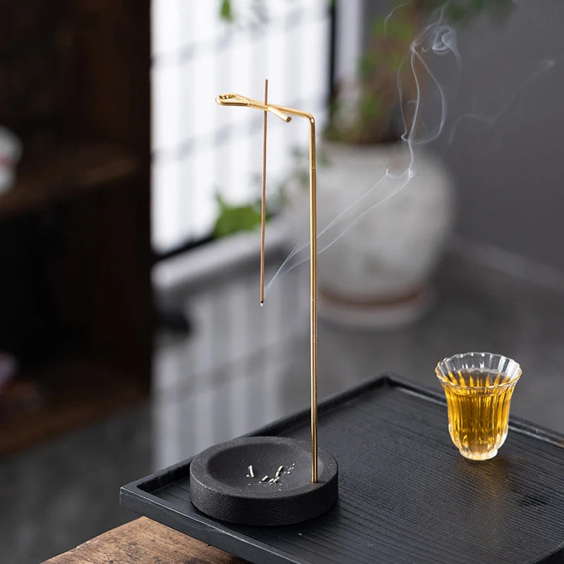 ZenAura Wooden Incense Holder