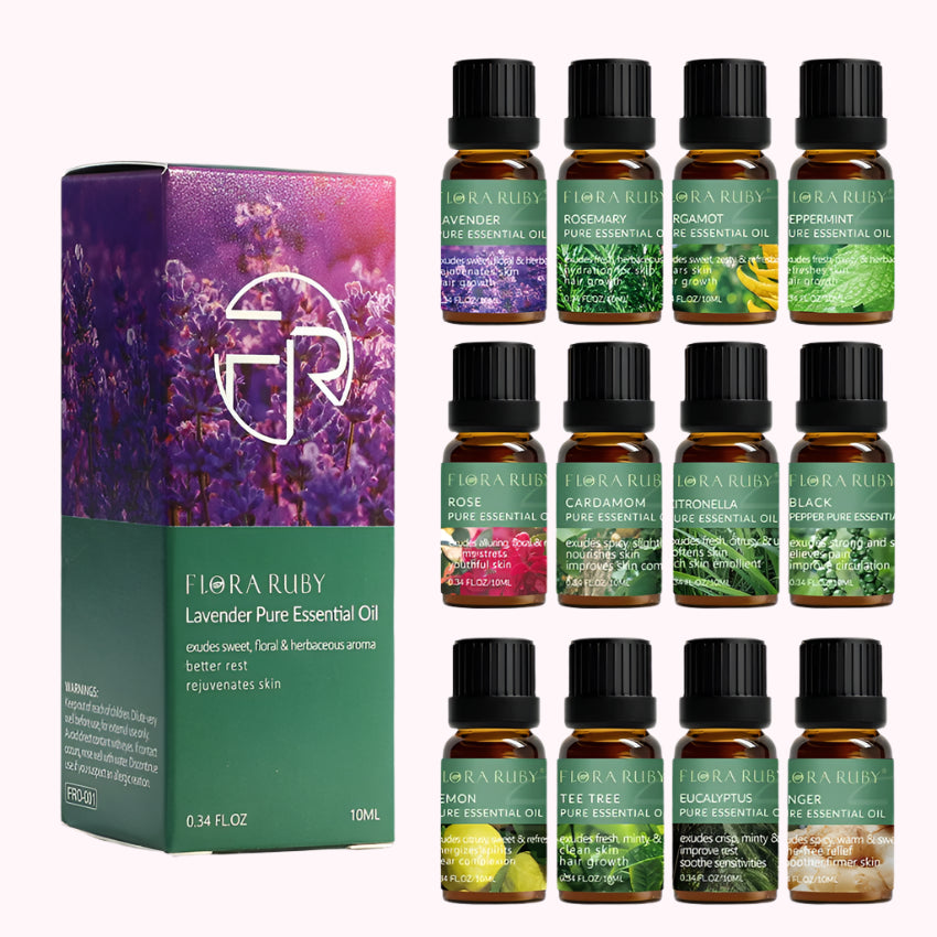 Pure Botanical Essential Oils Collection