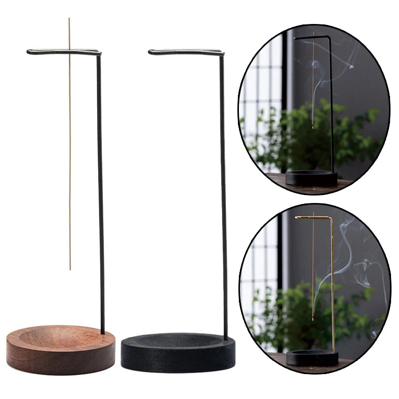 ZenAura Wooden Incense Holder